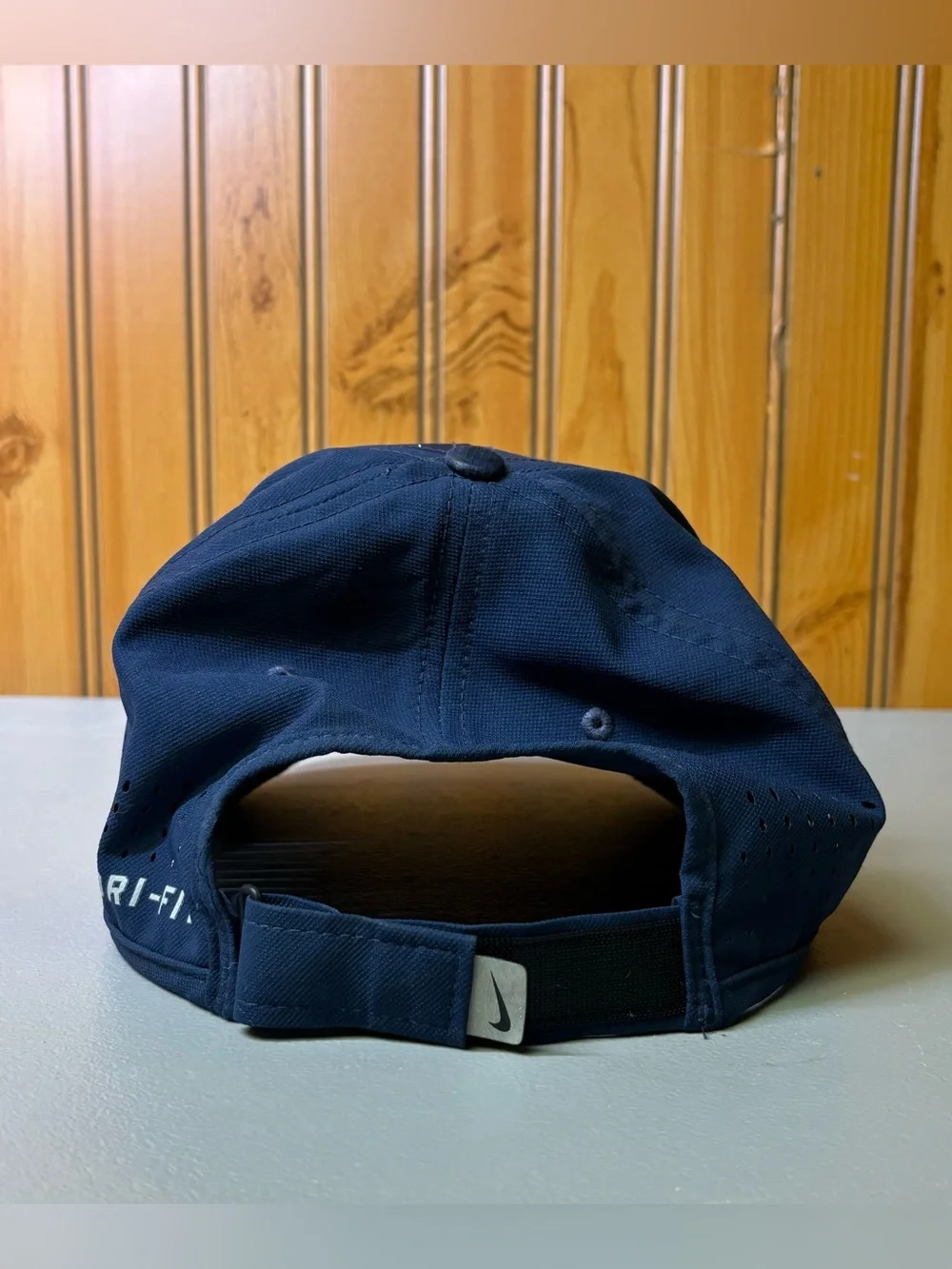 Nike Navy Cap with Yellow 'M' Patch